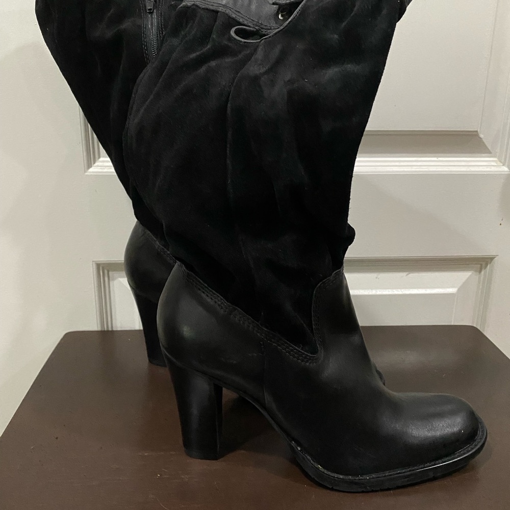 Diba Armada Leather Suede Womens Boots size 9